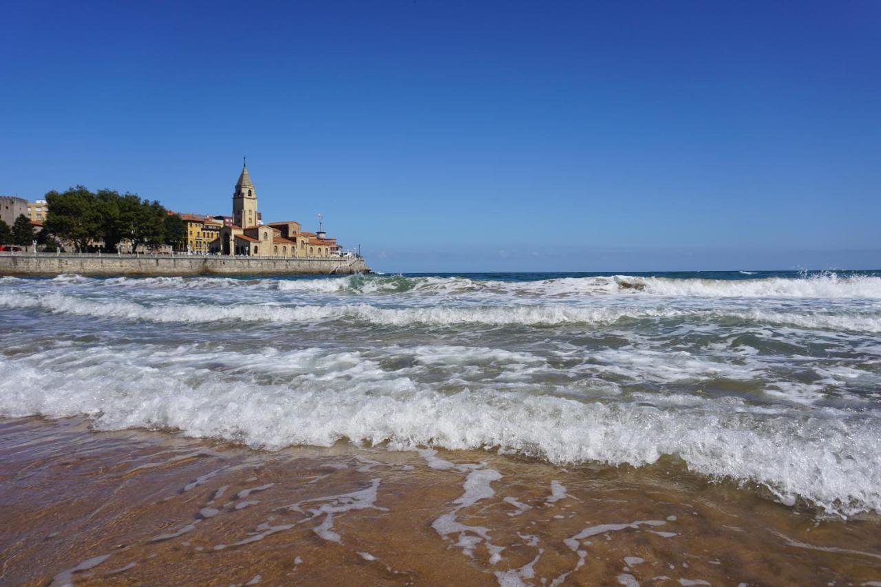 Ferienwohnung Apartamento Centrico Y Proximo A La Playa Gijón Exterior foto